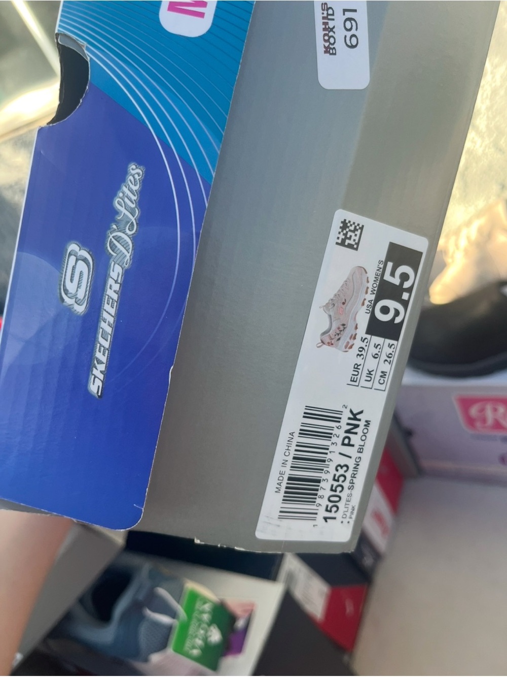Skechers Women’s DLites Spring Bloom Sneakers - Picture 4 of 4